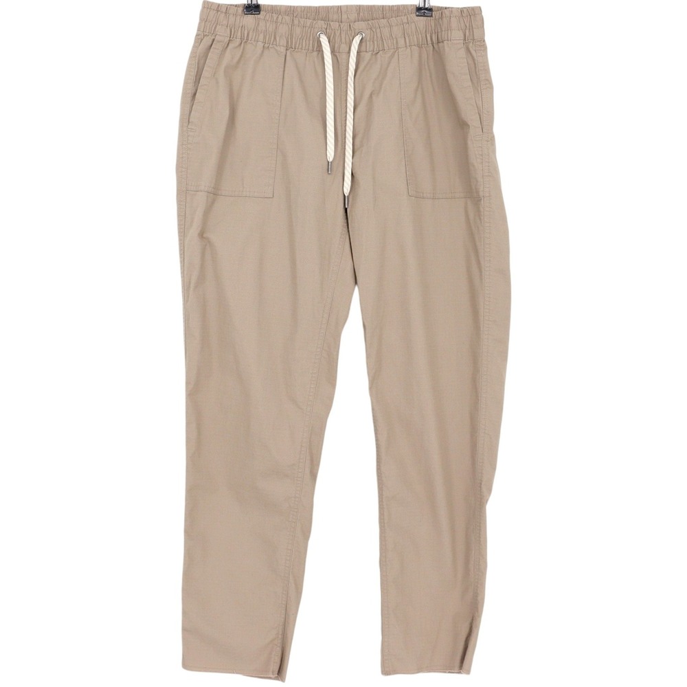 Vuori Vintage Ripstop Pants Womens Size M Khaki Tan Ripstop VW450 Activewear